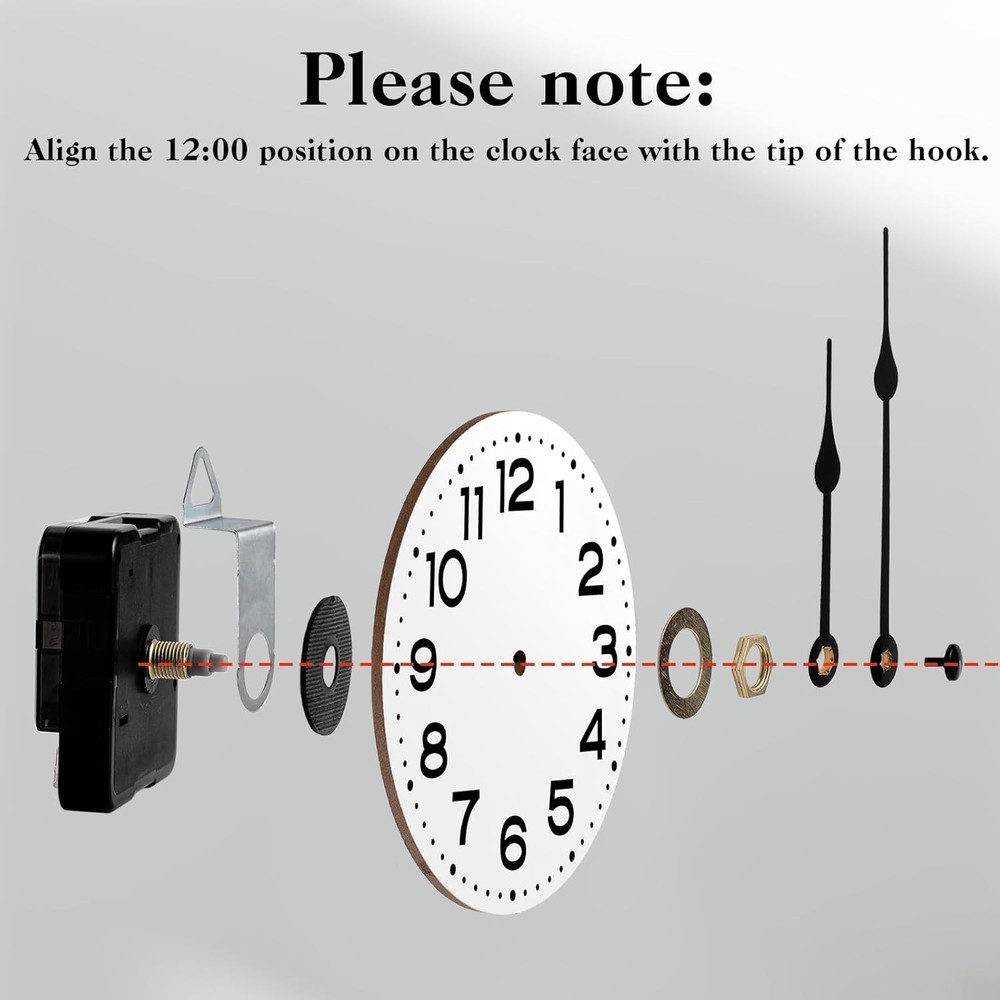 Clock Mechanism Replacement Battery Operated Silent Clocks Kit Include Clock Han