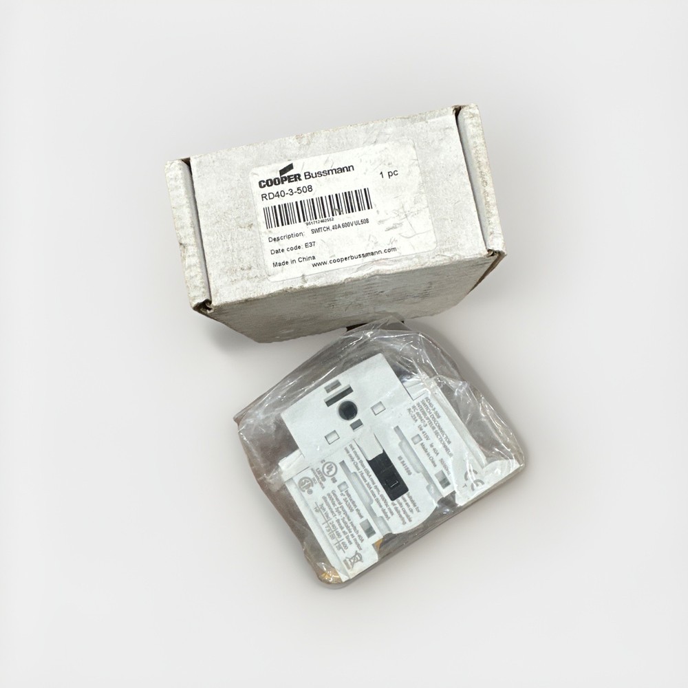 🔴COOPER BUSSMANN RD40-3-508 Switch 40A 600V UL508‼️