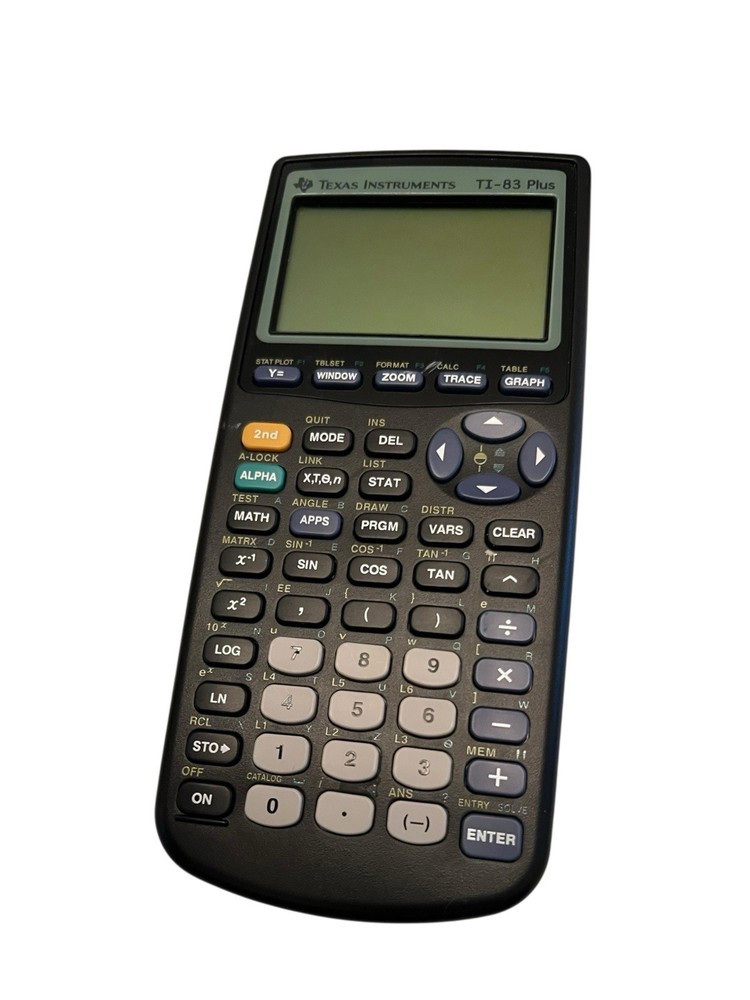 Texas Instruments TI-83 Plus Graphing Calculator Tested Great Condition