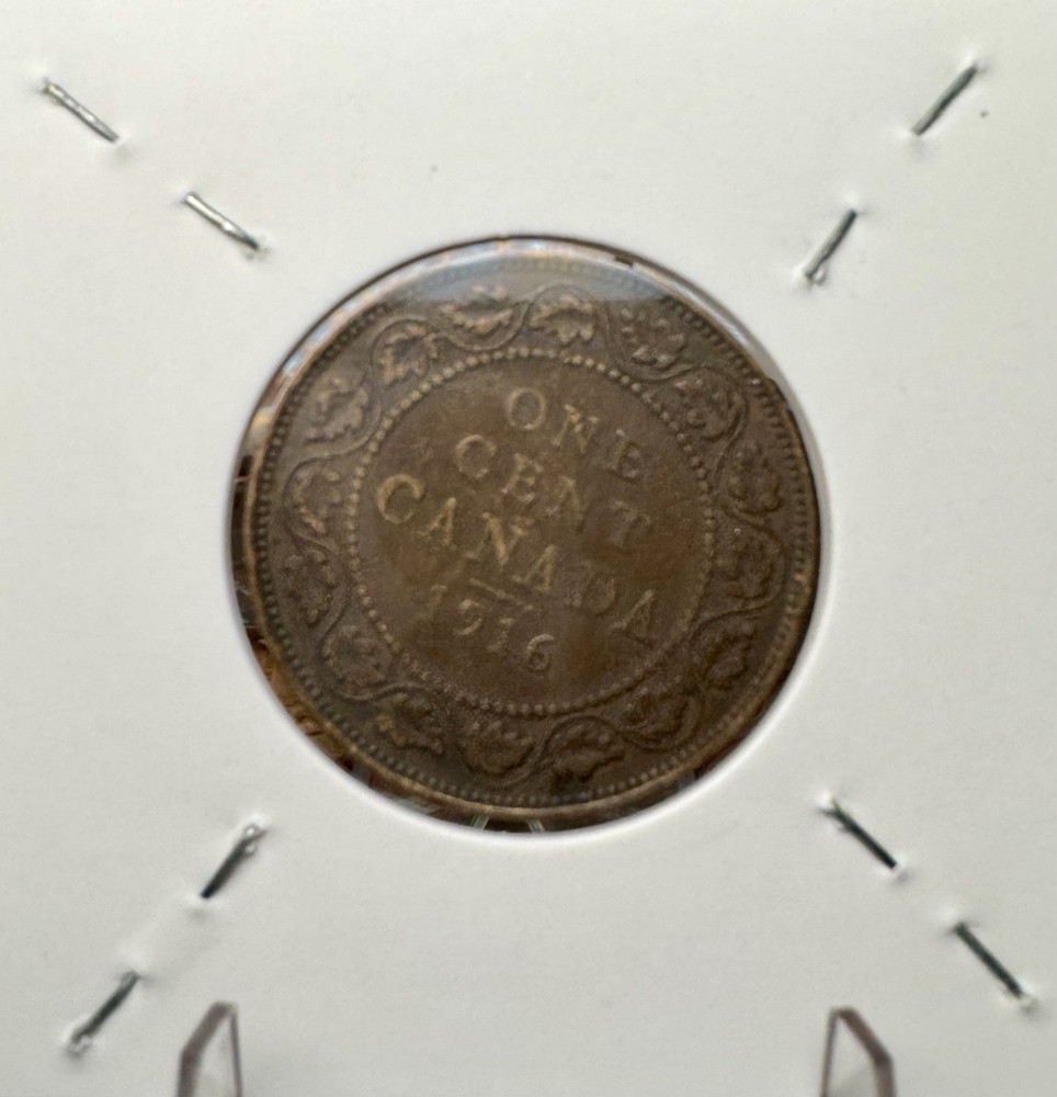 1916 🇨🇦 Canada George V - Large One Cent