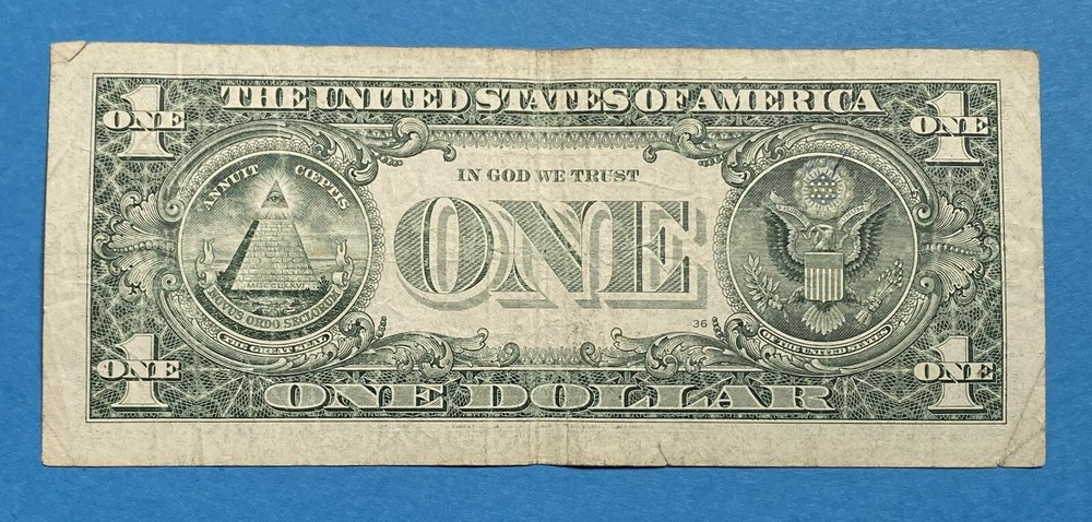 Fancy Serial Number {Triple & Two Pairs) $1 Dollar Very Cool