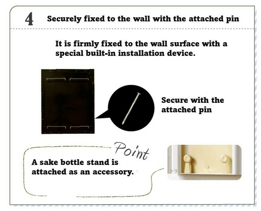 SGI Soka Gakkai Buddhism Wall-fixed Buddhist altar White Color Butsudan Japan