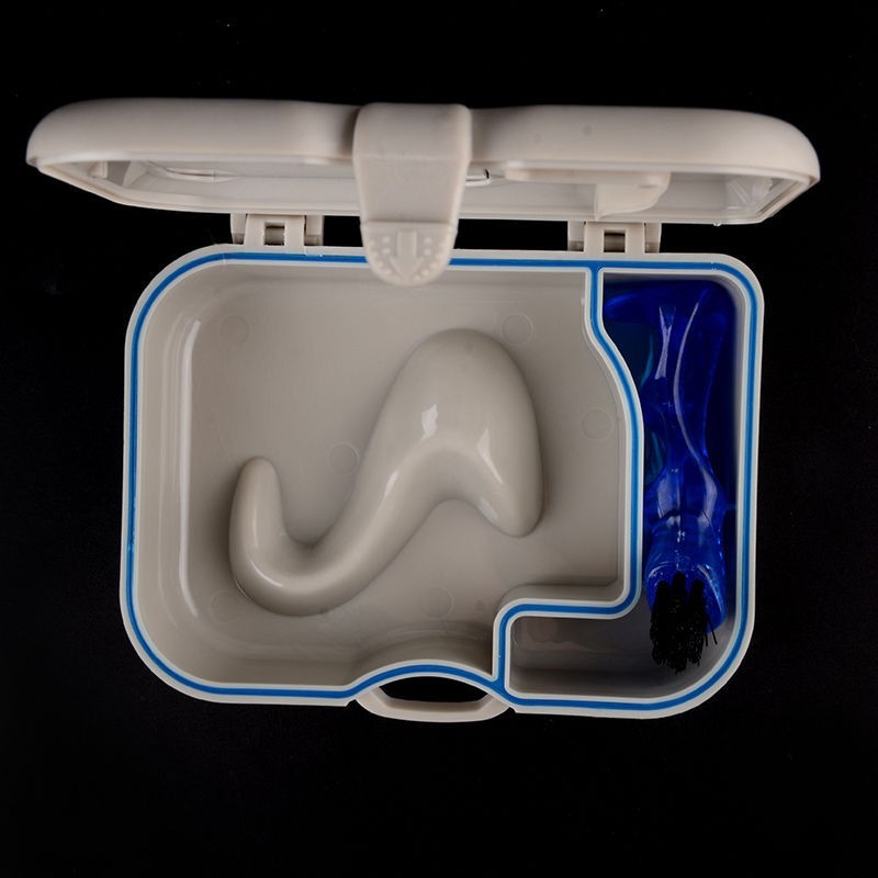 Leakproof Denture Case Soaking Cup False Teeth Container Box Retainer Mouthguard
