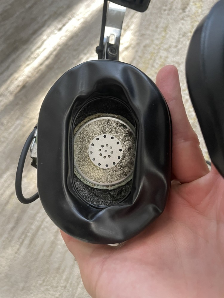 David Clark Model M-1A Aviation Pilot Headphones