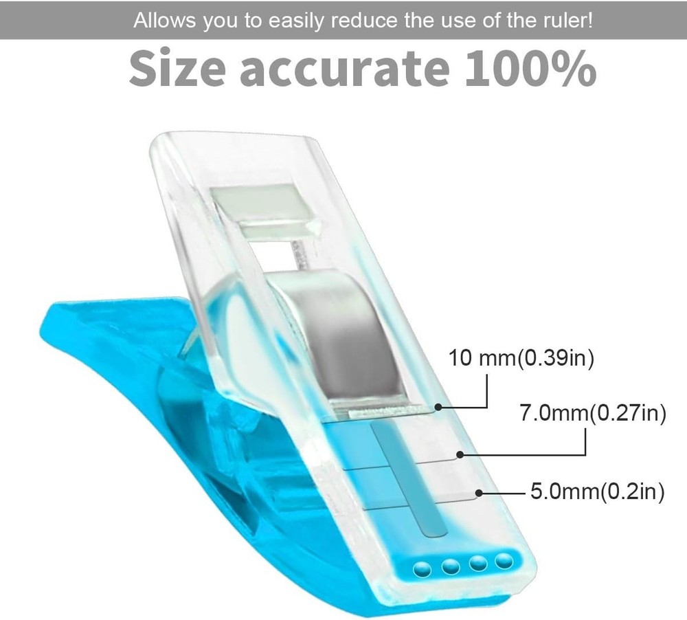 Versatile 30-Piece Fabric Clips Set in Assorted Colors for Creative Projects