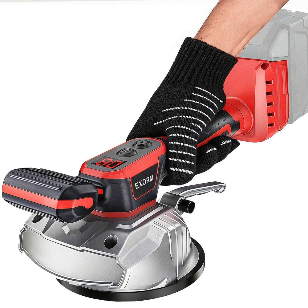 Cordless Tile Vibration Leveling Machine,for Milwaukee 18V Max Red