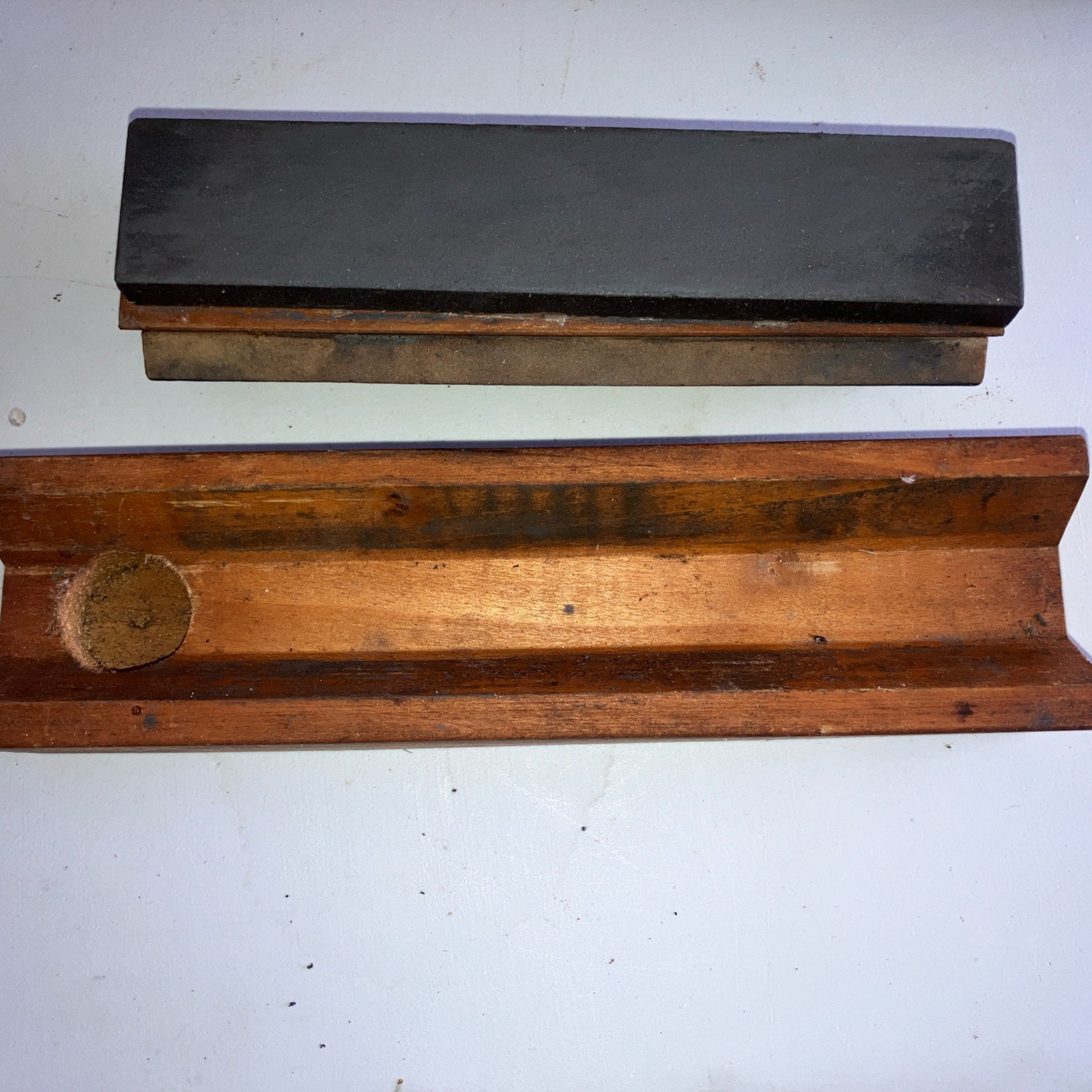 Vintage Smith Tri-Hone 3 Sharpening Stone System Corse Fine