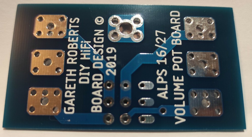 One Alps 16 Or 27 Volume Pot Board, multiple connection options premium PCB