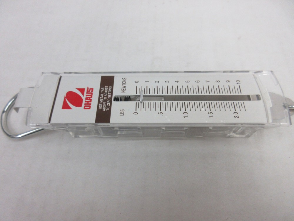 Ohaus Spring Scale Model #8003 Grams Newtons Science Lab Instrument Tool in Box