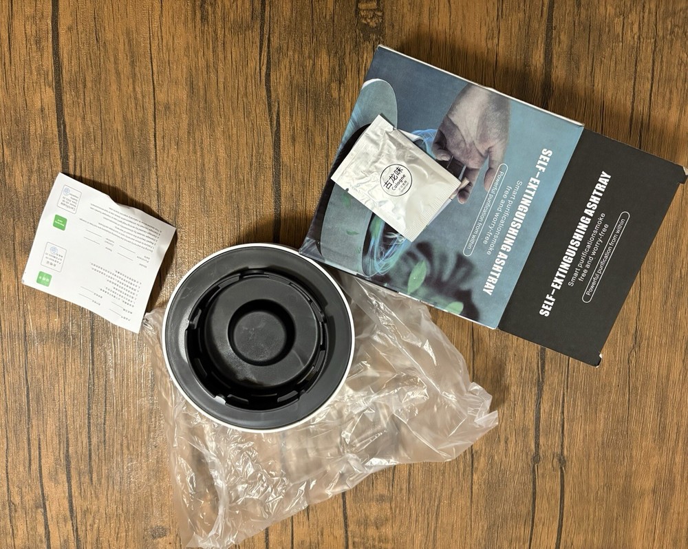 Self - Extinguishing Ashtray