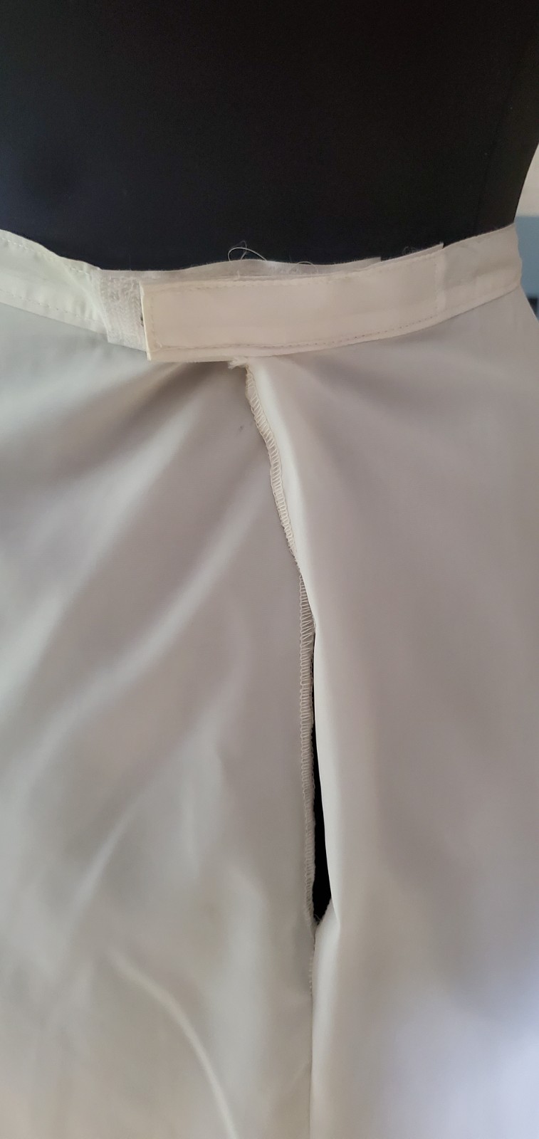 Used Home Made White Bridal Full Netted Wedding Gown Slip