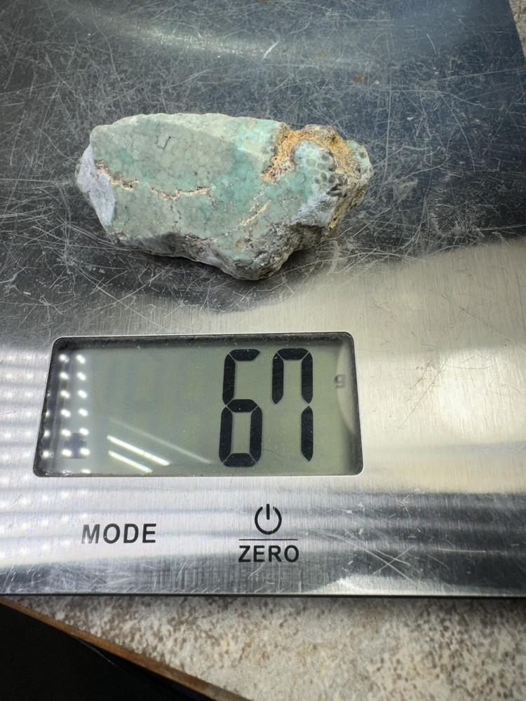 Natural authentic Hubei Red River rough turquoise