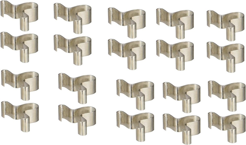 High-Quality 1/4" Replacement Socket Clips - 20 Durable Pieces for Mechanics