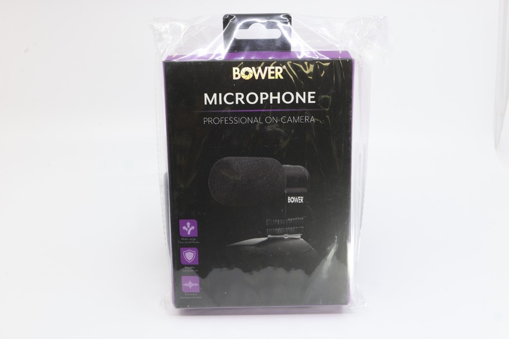 Bower Professional On-Camera BPH-MIC200 Condenser Microphone NEW