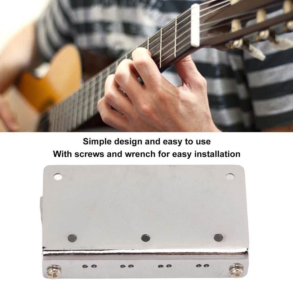 Mandolin Bridge, Metal Mandolin Bridge 8 String Saddle Bridge Plate Replaceme...