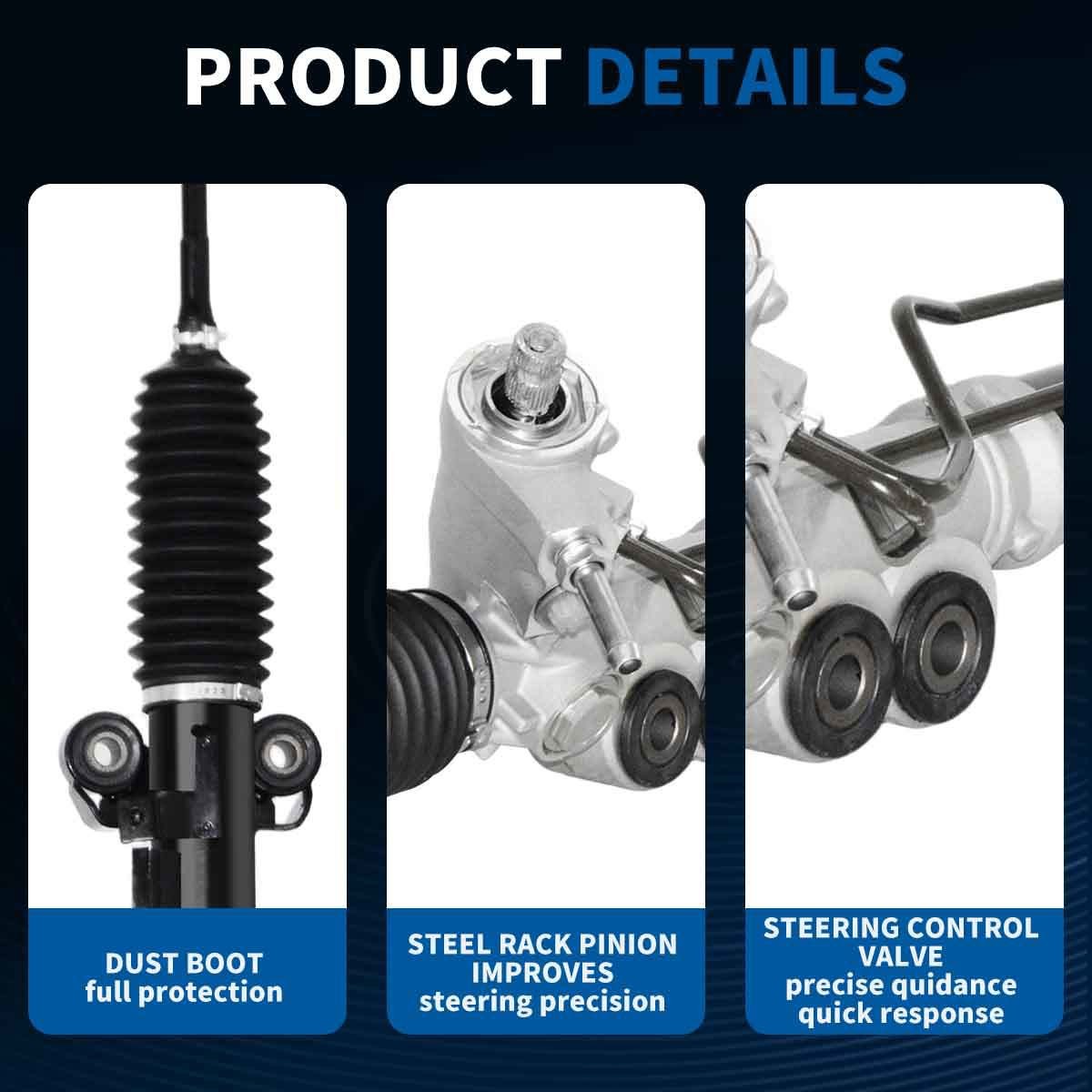 For Infiniti FX35 2004 2005 2006 2007 2008 3.5L Power Steering Rack and Pinion