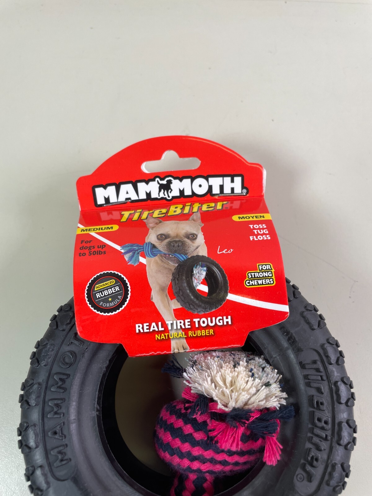 Mammoth Pet 5” Tire Chew Toy TireBiter For Dogs Up To 50 LBs