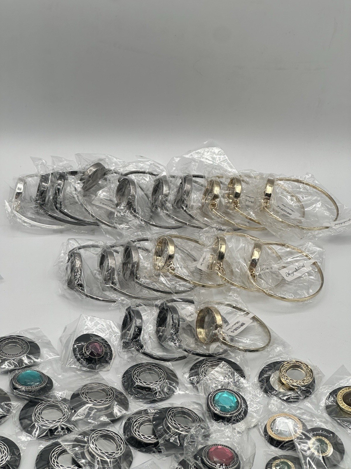 Magnabilities 19 Bracelets 50 Inserts And 2 Pendants Lot All New Pieces