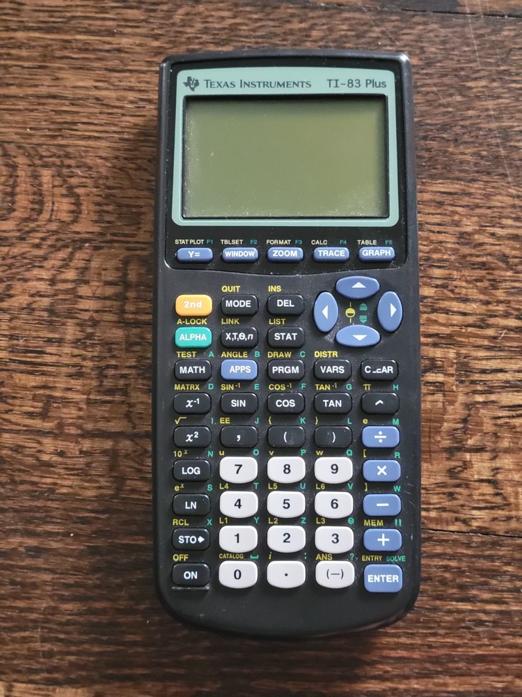 Texas Instruments TI-83 Plus Graphing Calculator - Tested & Working - See Pics