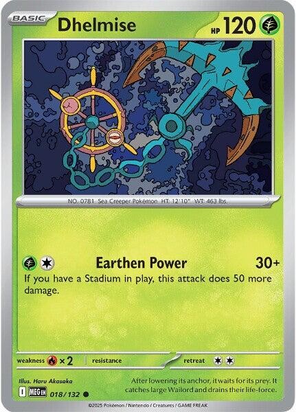 Dhelmise (018/132) [Mega Evolutions: Base Set]