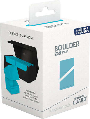 Ultimate Guard - Solid Boulder: Turquoise - 100+ Deck Box
