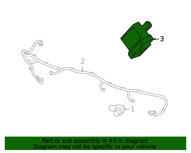 Genuine GM Parking Assist Control Module 84761800
