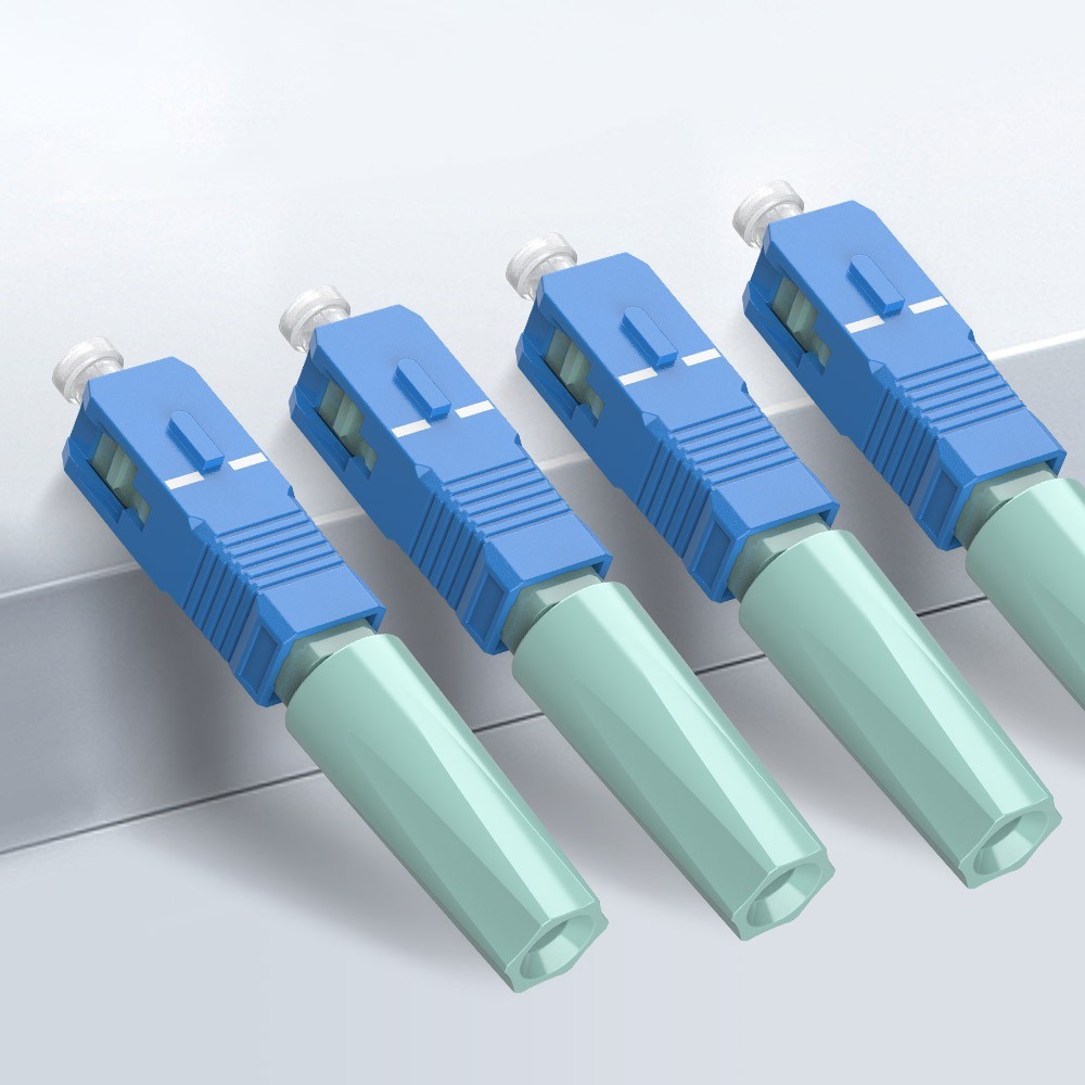 100 Pcs Fiber Optical Quick Assembly Connector FFC01 SCAPC/SCUPC Basic Nut Type