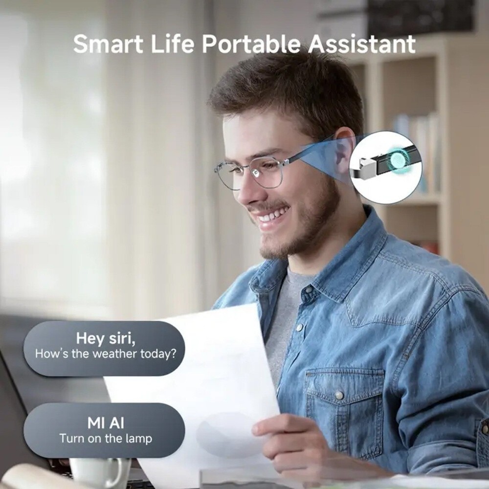 Bluetooth Smart Glasses, Smart Wireless Headphone Glasses for Office
