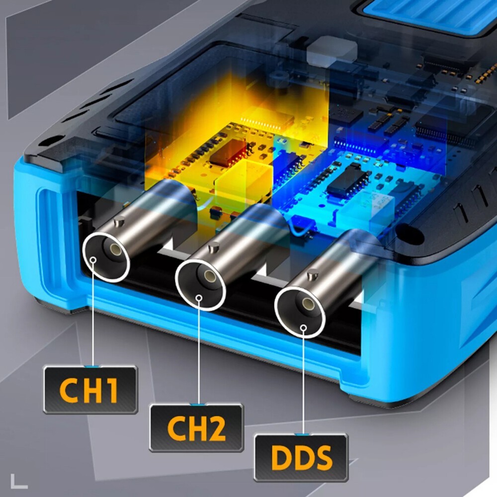 3in1 Handheld Digital Oscilloscope Multimeter+Function Signal Generator