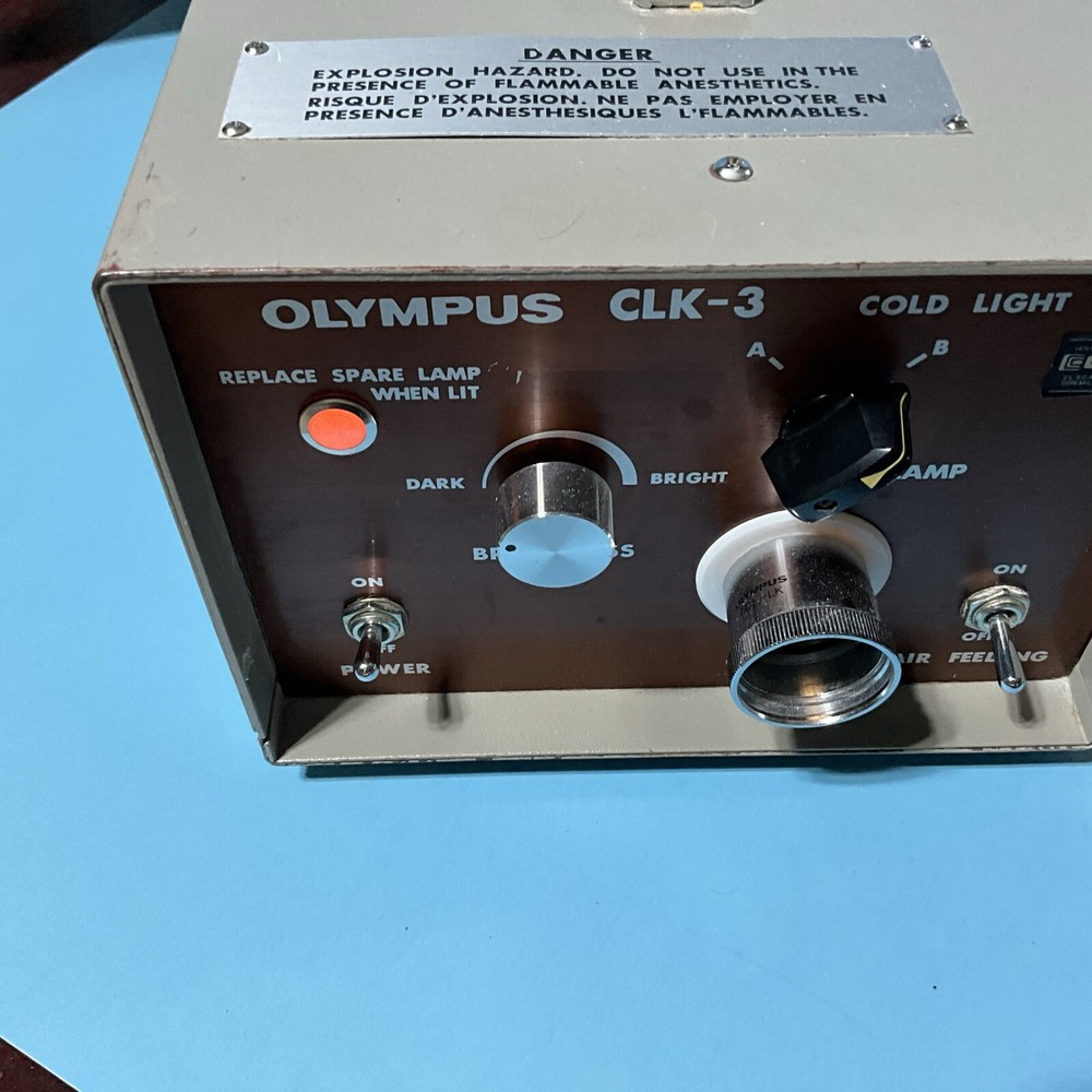 Olympus CLK-3 Cold Light Supply Source Halogen
