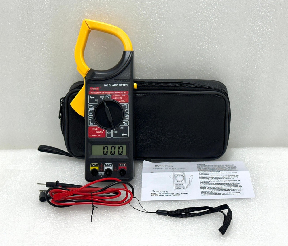 DIGITAL CLAMP METER 1000V DC - NEW