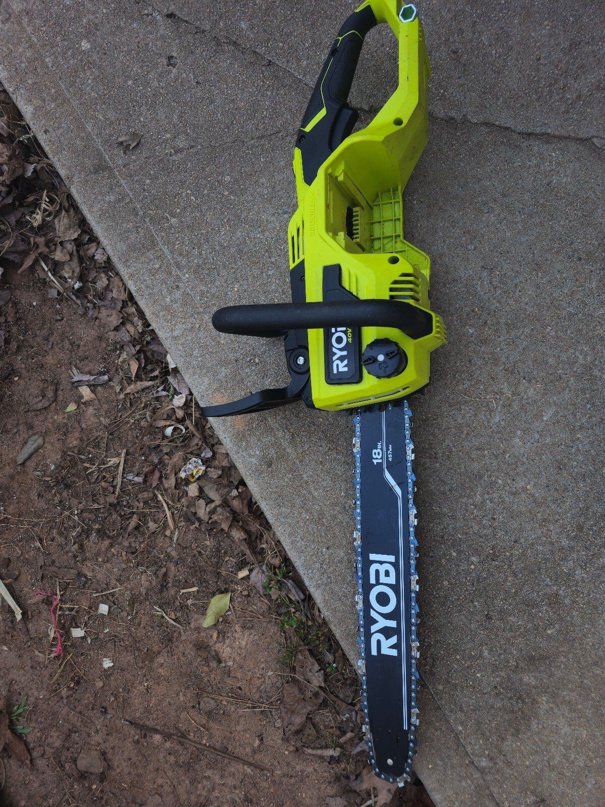 Ryobi New, 40V HP Brushless 18 in. Battery Chainsaw, With 40V Battery + Charger