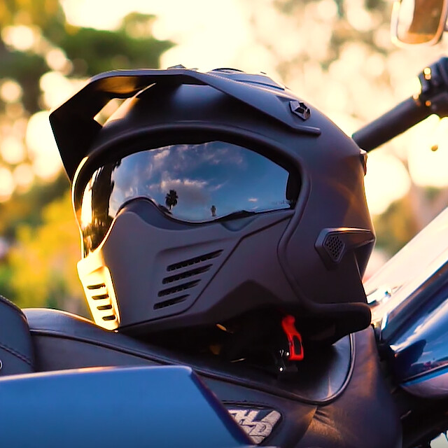 ILM Seller Refurbish Open Face 3/4 Motorcycle Half Helmet Moped ATV Scooter DOT