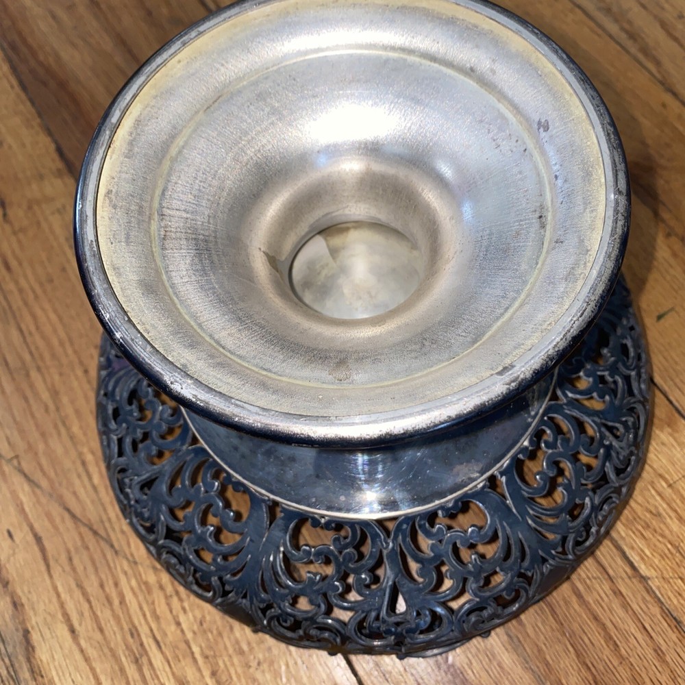 19th Century Forbes Silverplate Footed Bowl