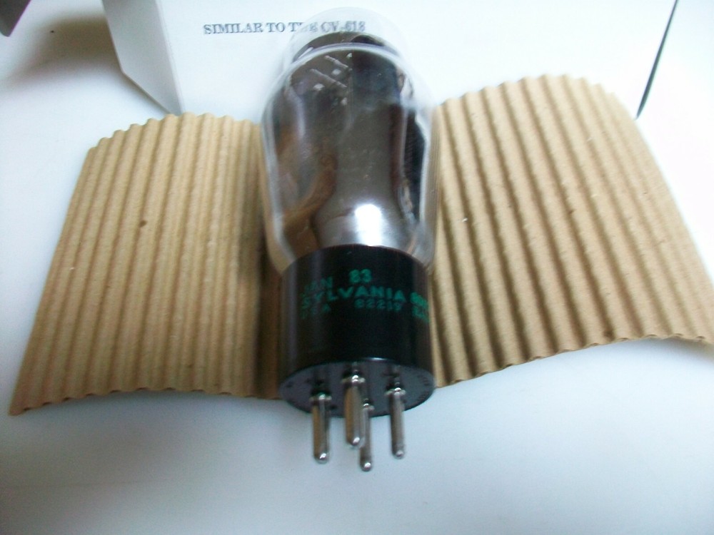 NOS SYLVANIA JAN TYPE 83 TUBE