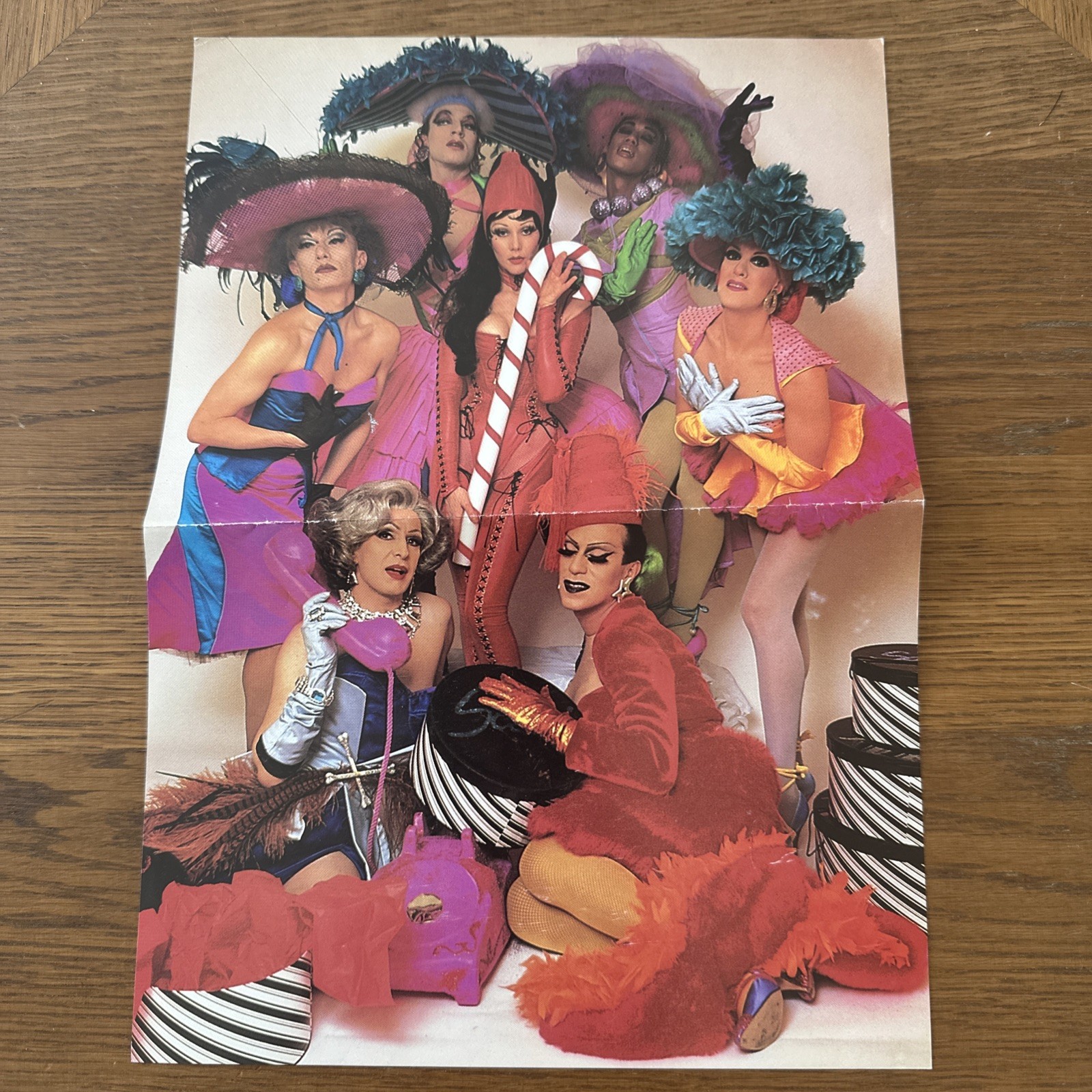 Rare 1990s JOEY ARIAS Susanne Bartsch Xmas Cabaret Drag Queen NYC Show Flyer