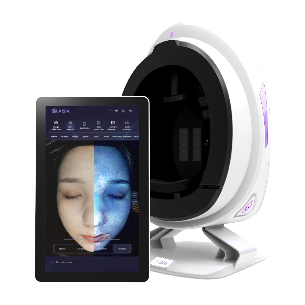3D Intelligent Skin Analyzer Machine Diagnostic Analysis Face Scanner Tester