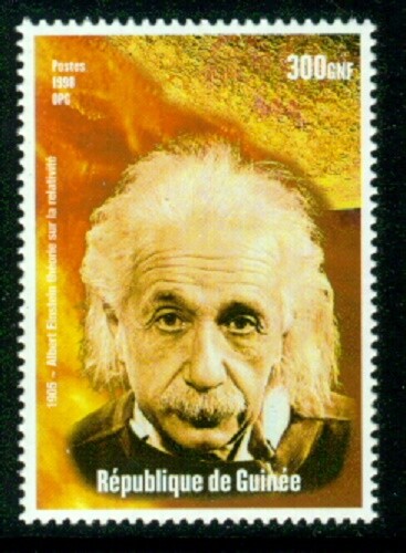GUINEA 1998 ALBERT EINSTEIN Judaica PHYSICIST Theory Relativity