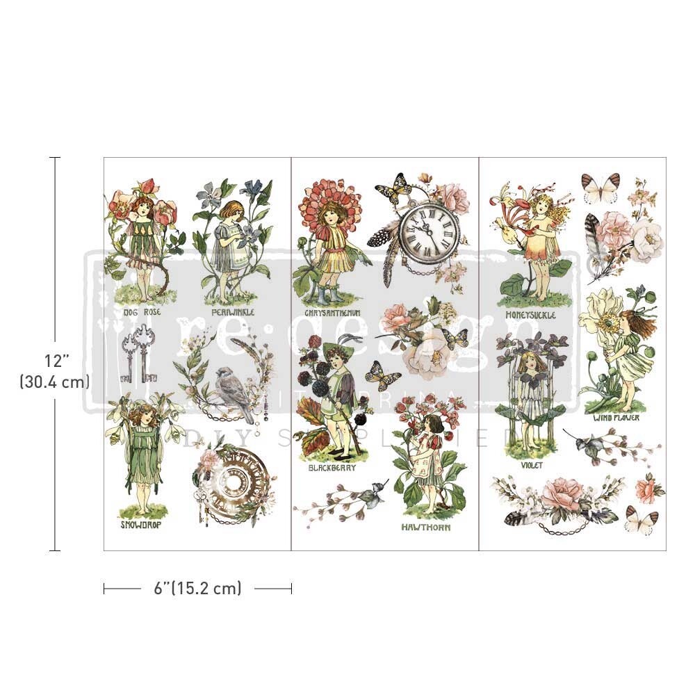 ReDesign with Prima Transfer - Flower Children