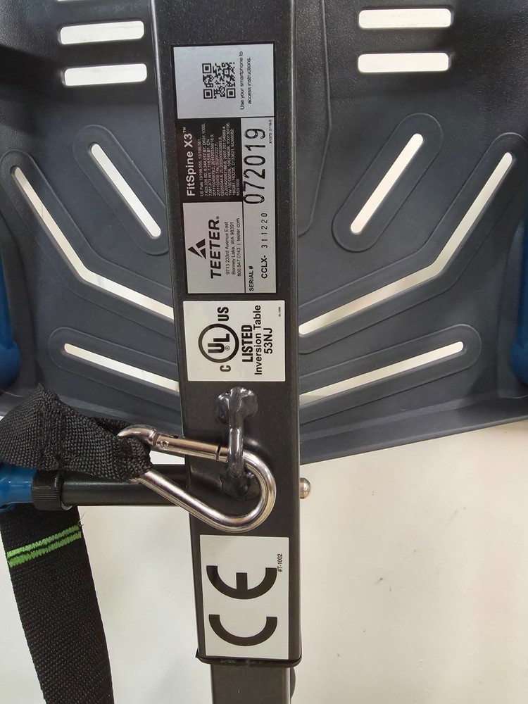 Teeter FitSpine X3 Inversion Table Easy Adjust Positions & Ankle Lock, Excellent