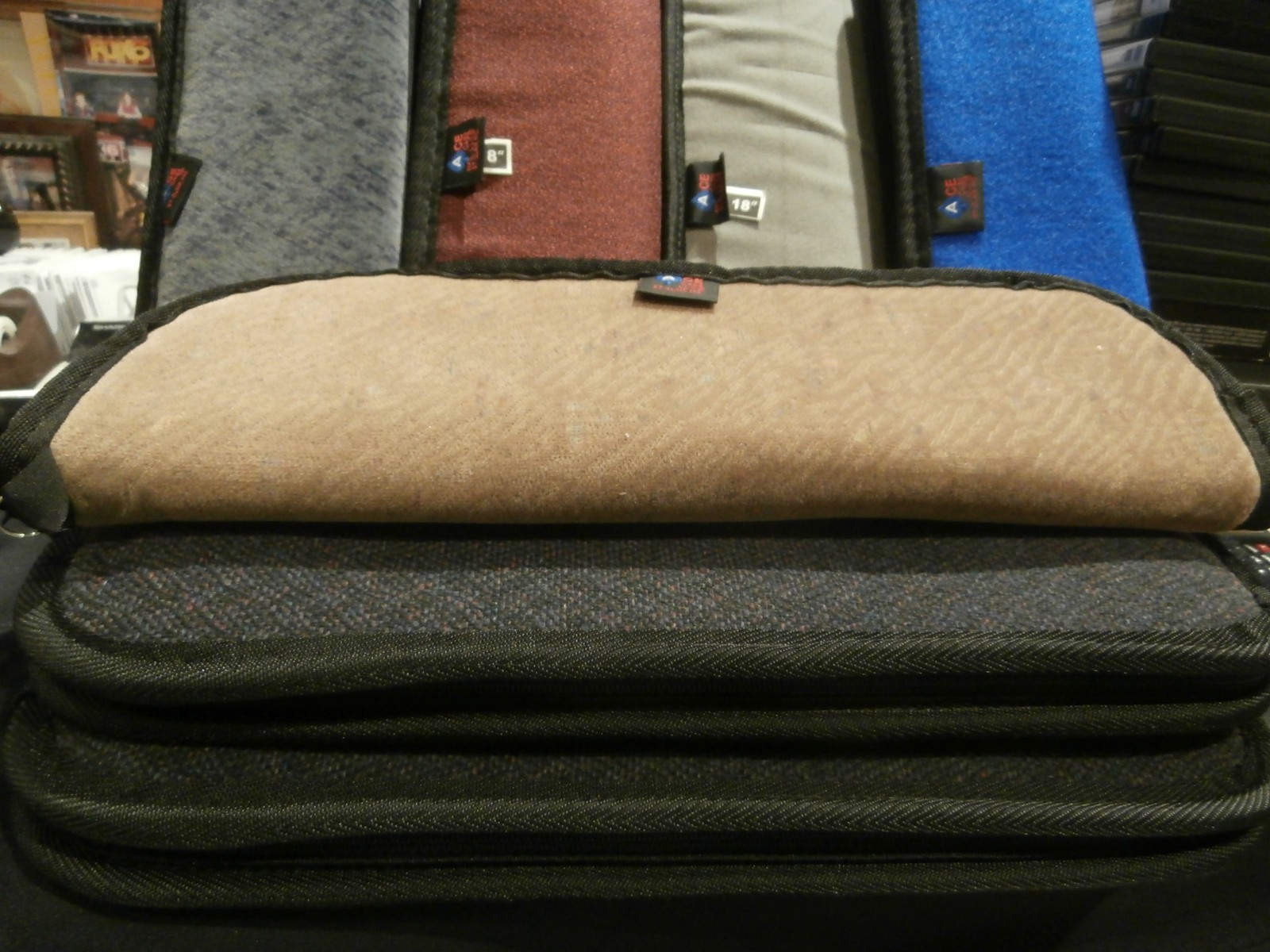 DAGGER CASES (4) 18" X 5" PADDED CASES FOR WWII MILITARY DAGGERS AND KNIVES