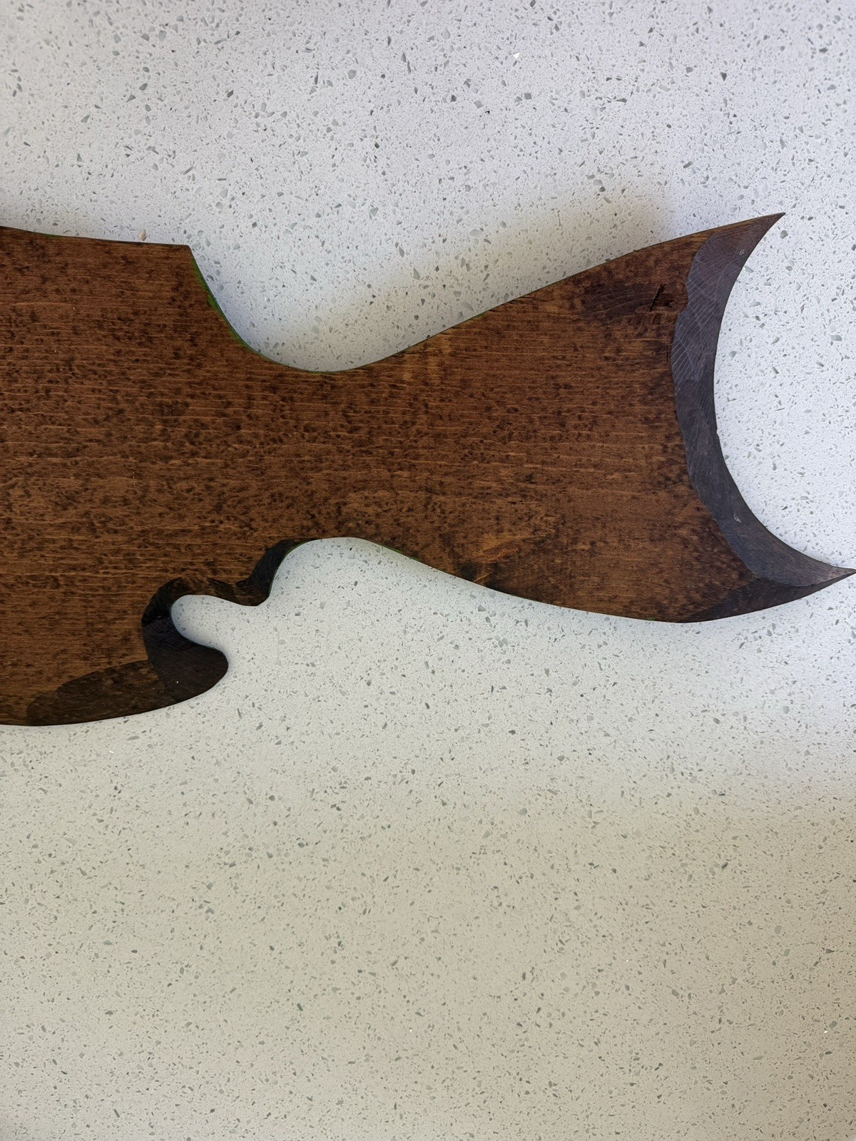 Original Kwakiutl Salmon Spawning Wood Carving by Demsey Willie, Estate Find