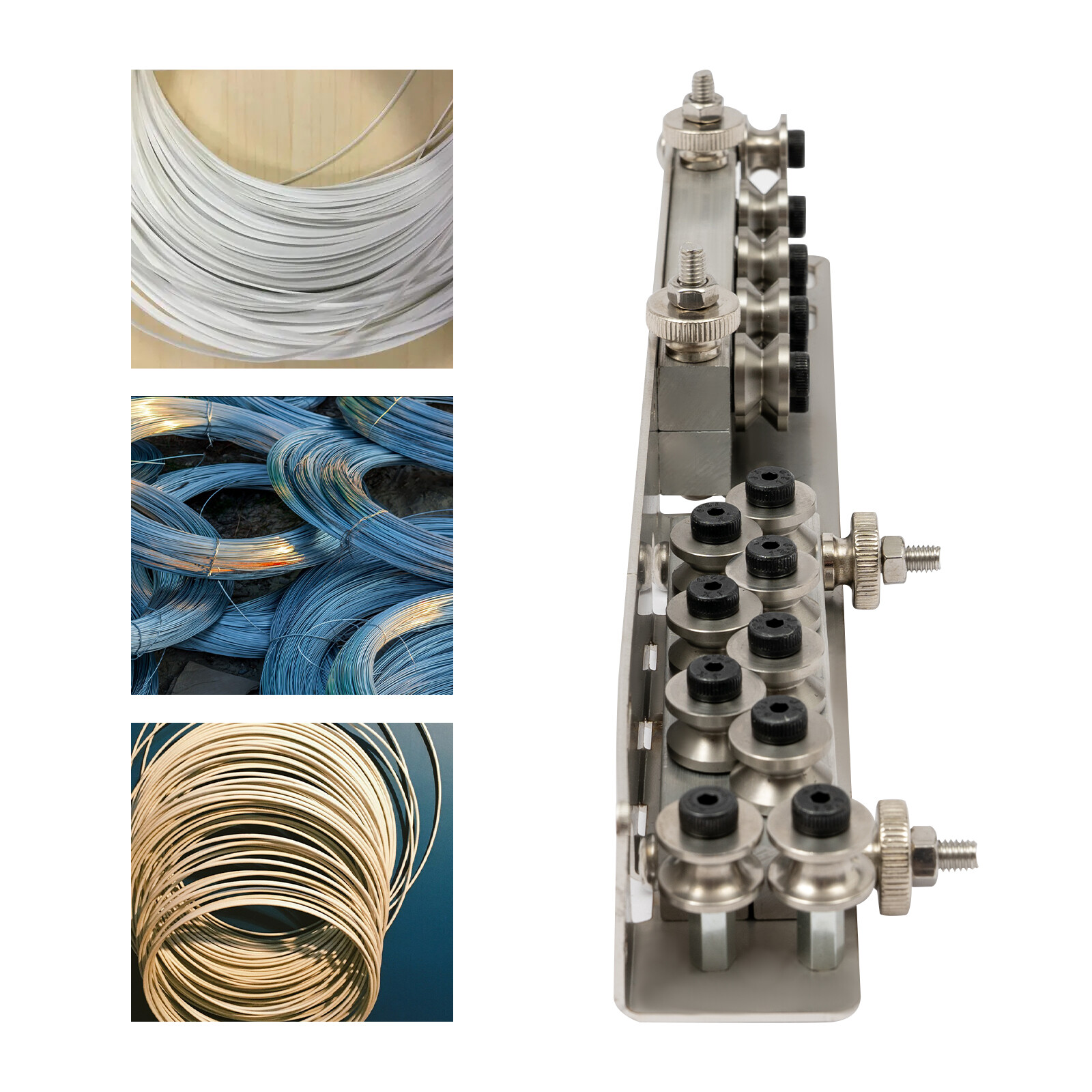 Wire Cable Straightener Manual Wire Straightener Wire Wheel Semi-Automatic New