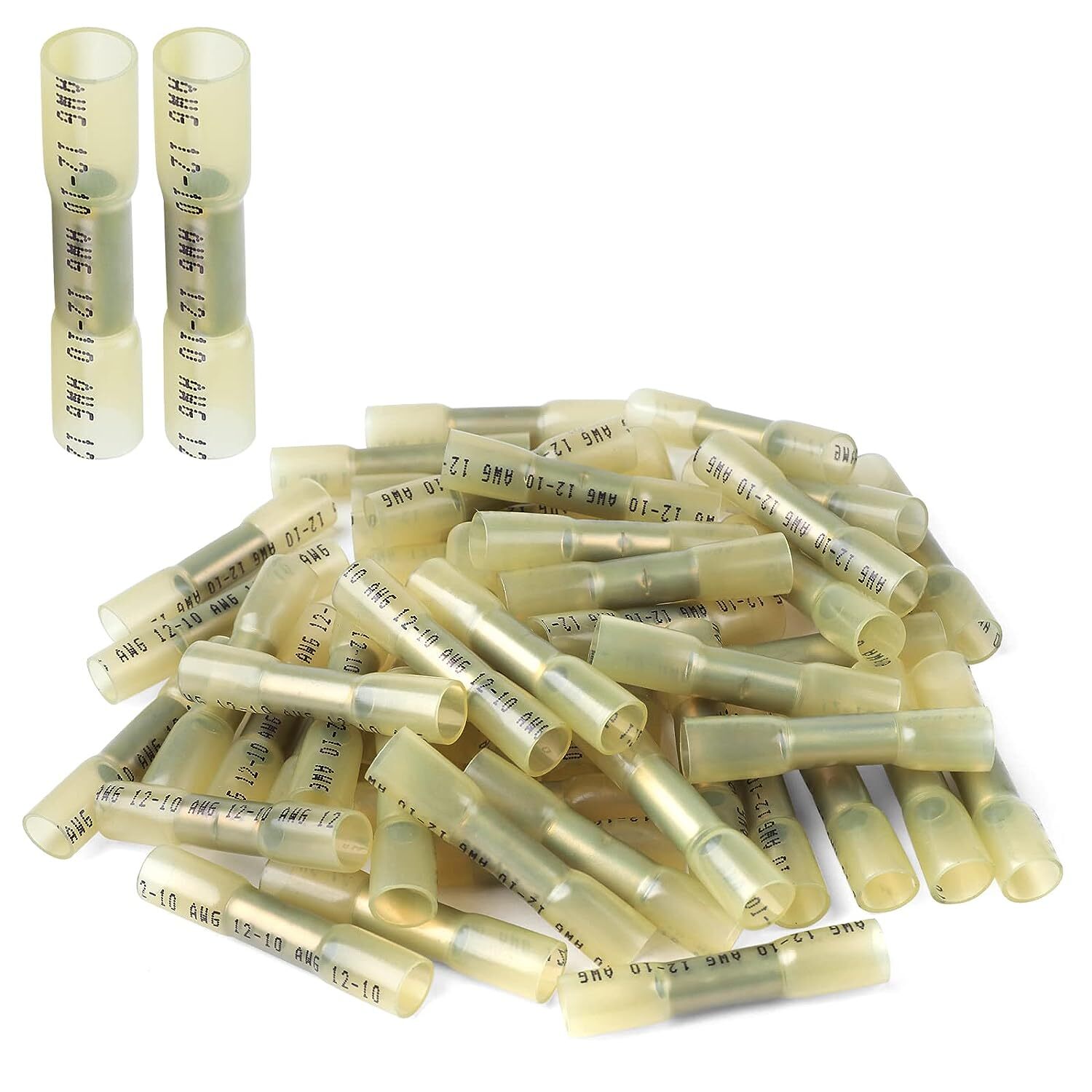 400/100x Waterproof Heat Shrink Butt Wire Splice Crimp Connectors Terminals Kit