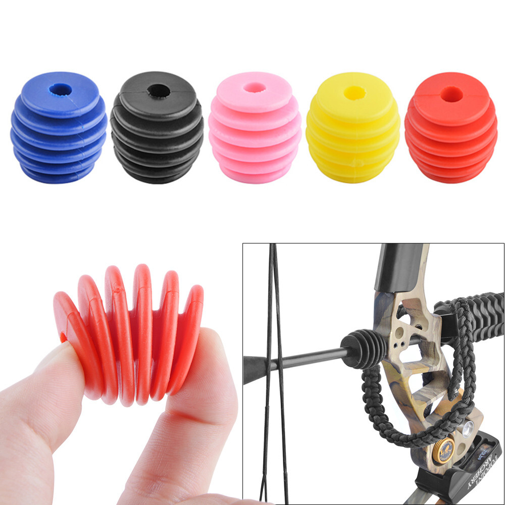 Compound Bow Stabilizer Ball Bracket Suppressor Damper String Stop Archery Hunt