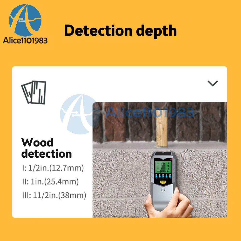 Stud Finder 5 in 1 Multi-Function Wall Stud Sensor Detector with LCD Display