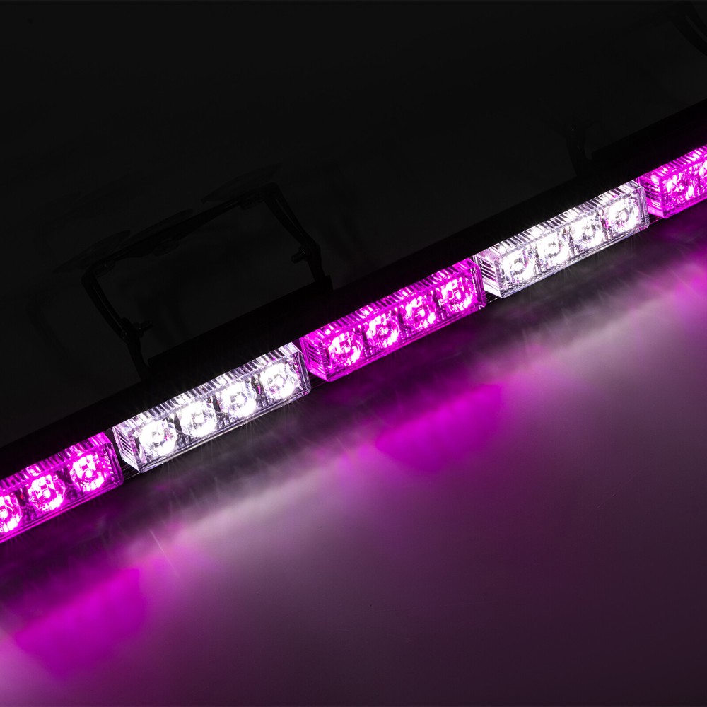 Emergency Rooftop Flash Warning Traffic Advisor Waterproof LED Strobe Light Bar