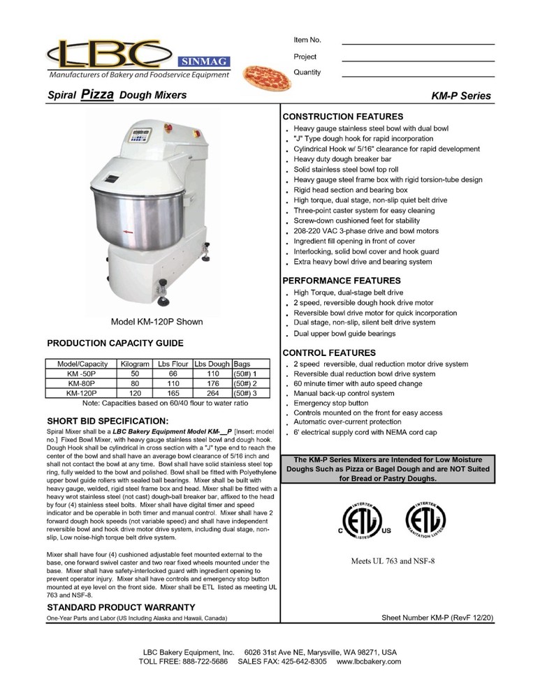KM-50P Mixer