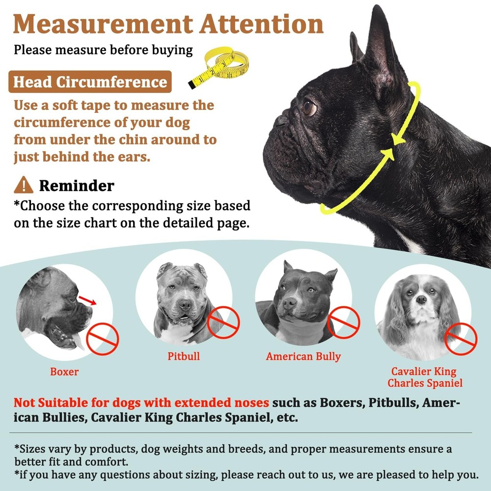 Short Snout Dog Muzzle Full Pant Soft Mesh Prevent Biting Grooming Walking
