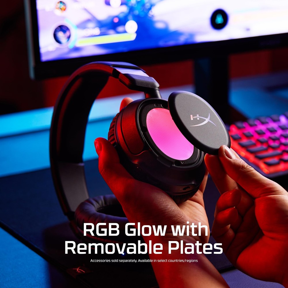 HyperX Cloud Flight 2 – Wireless Gaming Headset, Customizable RGB Lighting with